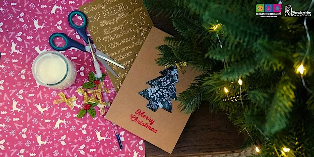 Craft Workshop for Adults: Christmas Card Making at Leamington Library Royal Pump Rooms Parade