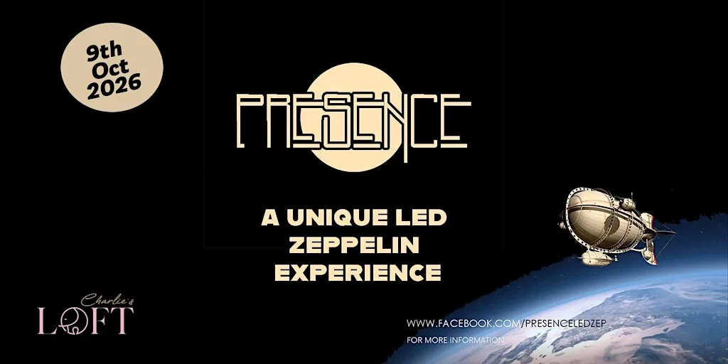 Presence - A Unique Led Zeppelin Experience at Charlies Loft