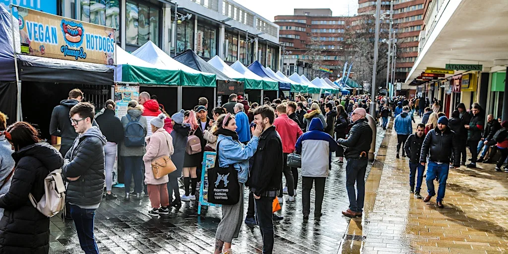 Sheffield Vegan Market at The Moor