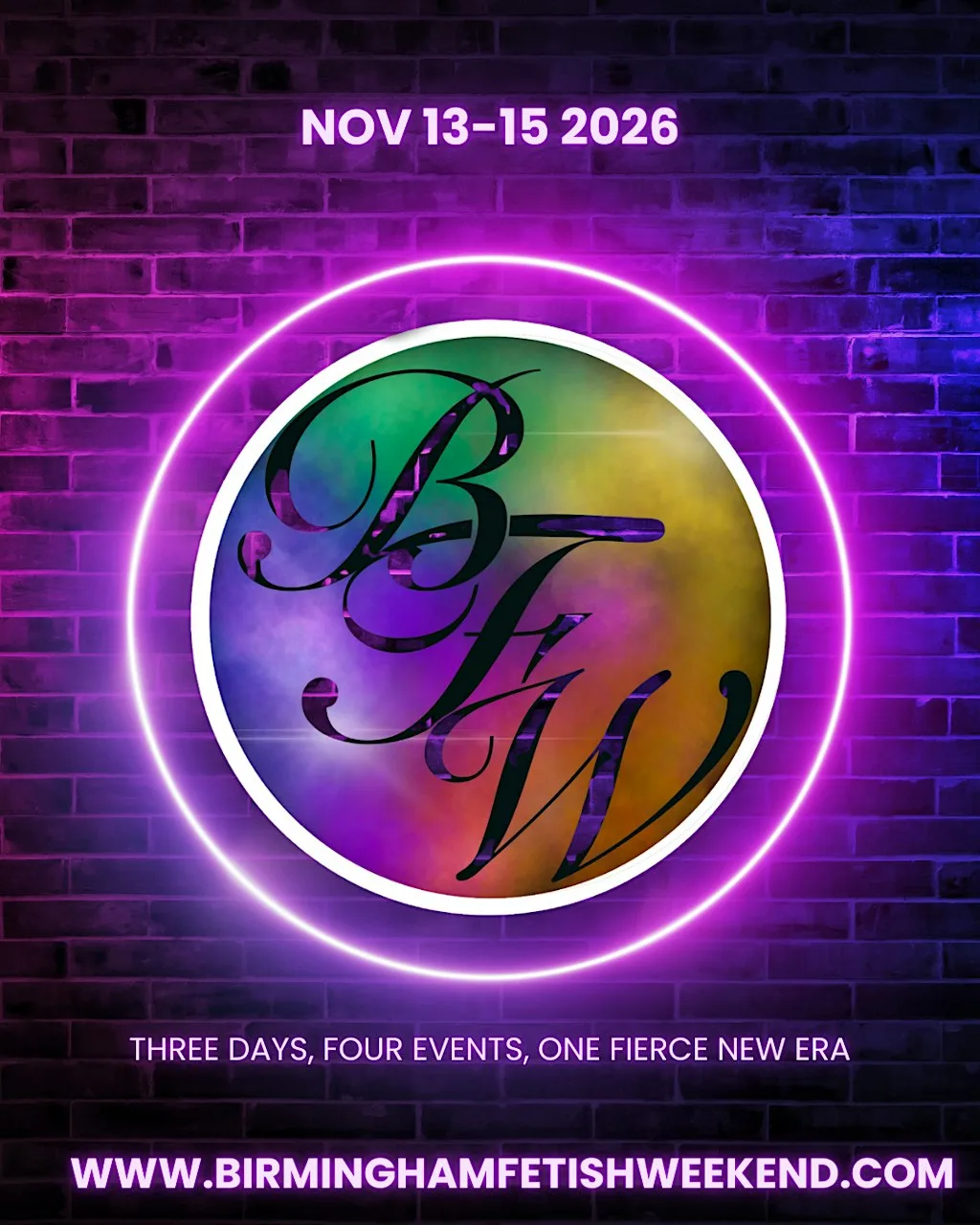 BFW 2026, NOV 13-15 at Nightingale Club