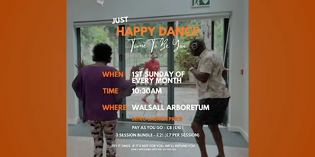 ✨ Monthly Happy Dance (Silent Disco) — Time to Be You ✨