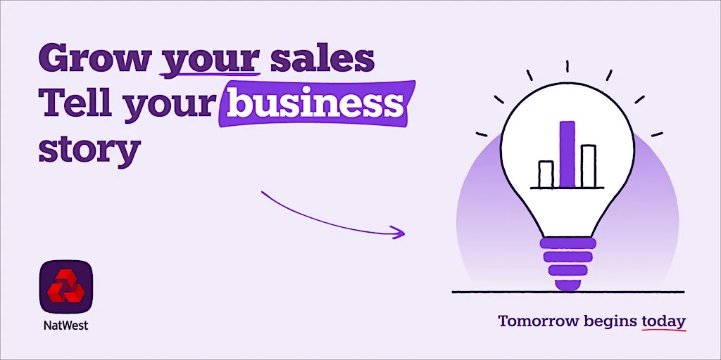 Grow Your Sales: Tell your business story an advertising campaign at University of Warwick "The Junction Building"