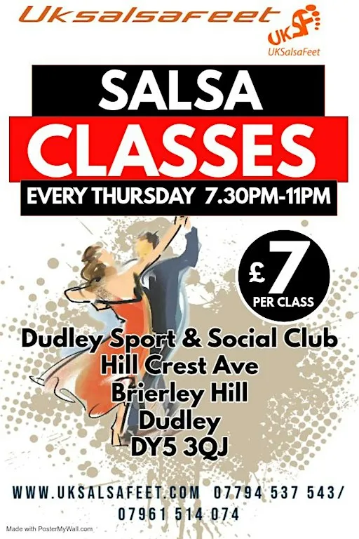 Dudley Salsa Classes at Dudley Sports and Social Club