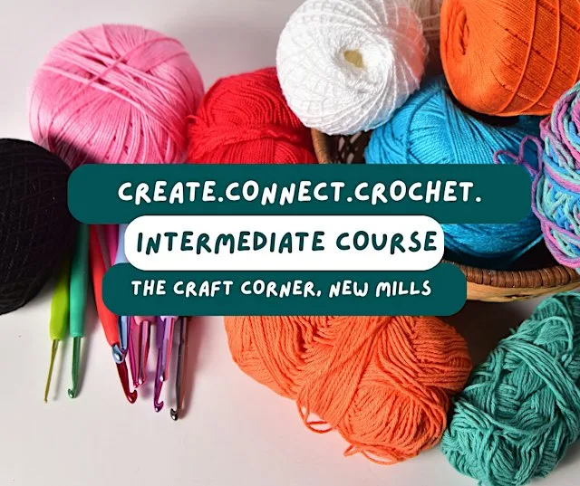 Intermediate crochet course - 4-session course (4x2 hours) at Milestone Studios