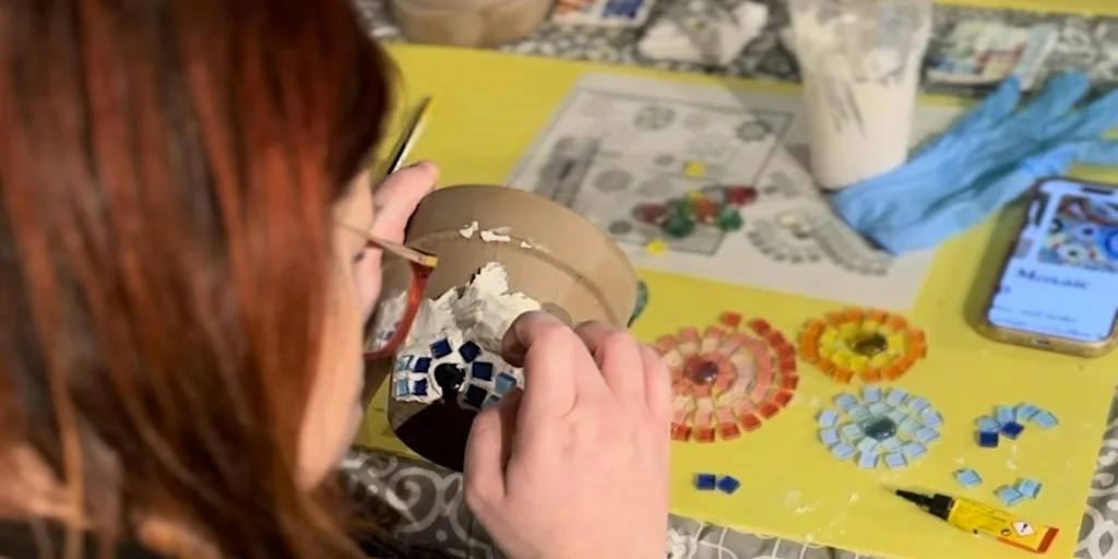 Mosaic Plant Pot Workshop at Turtle Bay Liverpool Hanover St