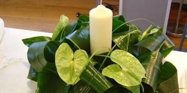 Designer Candle & Fresh Flower Arrangement at stainton village hall stainton middlesbrough