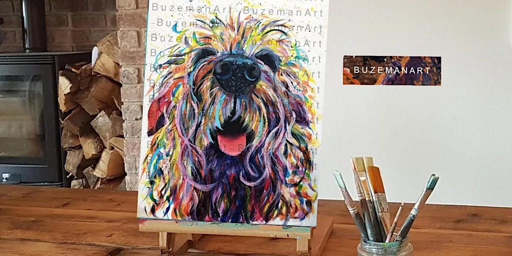 Painting workshop ‘Shaggy Dog’ @ Waters’ Edge Visitor Centre, Humberside at Waters' Edge Country Park & Visitor Centre