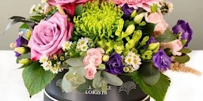 Fresh Flower Hat Box Workshop at stainton village hall stainton middlesbrough