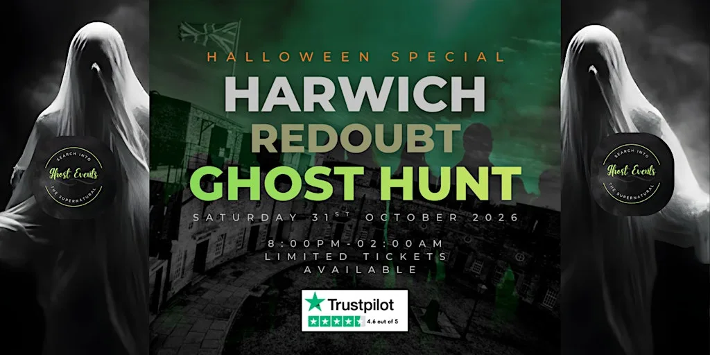 Halloween Special Ghost Hunt At Harwich Redoubt.