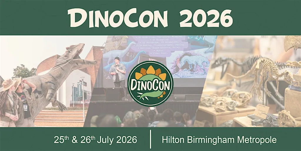 DinoCon 2026 at Hilton Birmingham Metropole