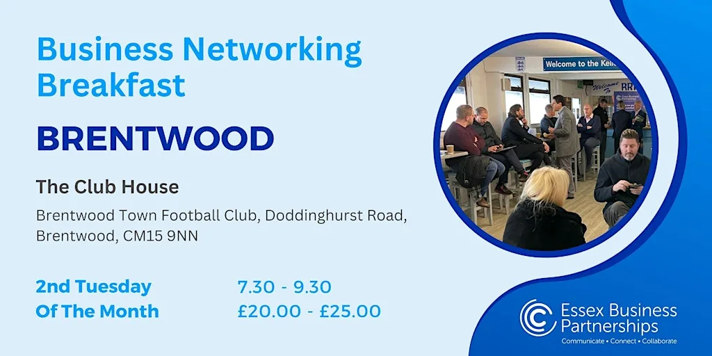 Brentwood Business Networking Breakfast at Brentwood Town FC