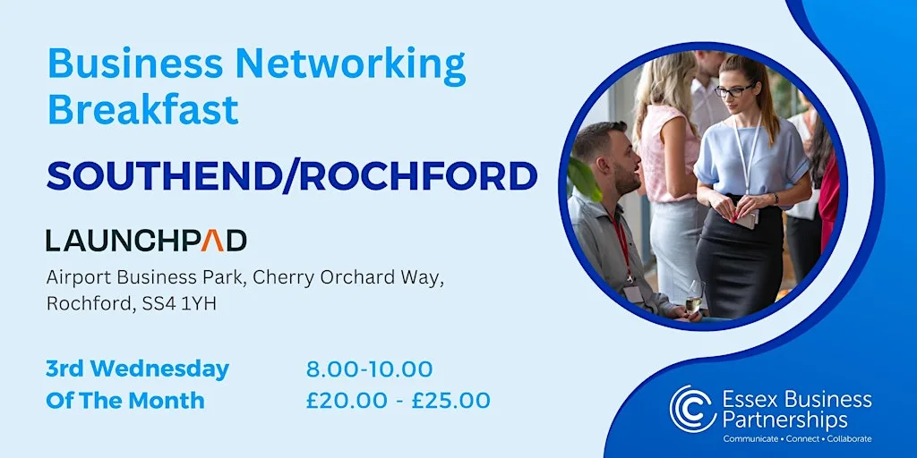 Rochford and Southend Business Networking Breakfast at Launchpad Southend - Offices & Coworking Space