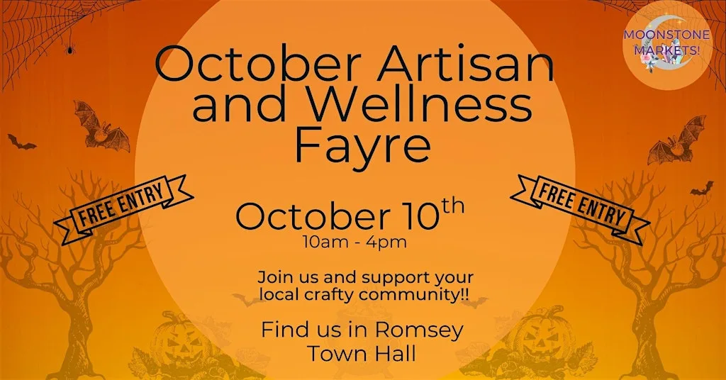 10th October 2026 – Halloween Wellness Fayre - Romsey Town Hall at Romsey Town Council