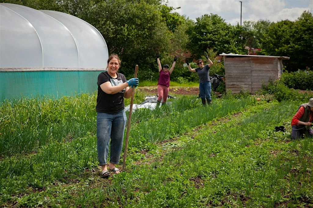 Sims Hill CSA Farm monthly volunteer sunday at Grow Wilder