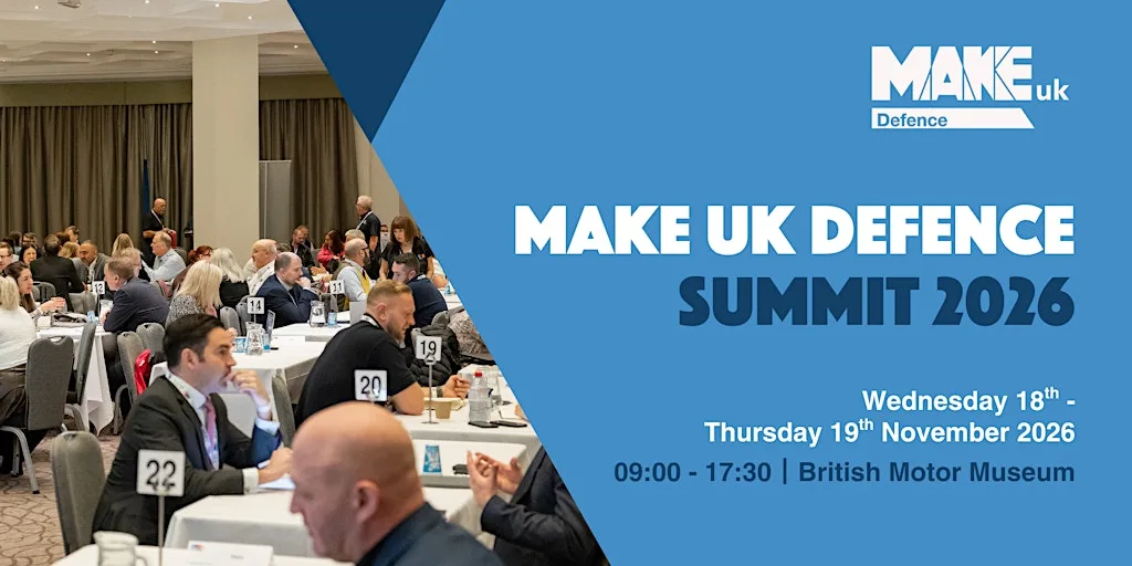 Make UK Defence Summit 2026 at Warwick