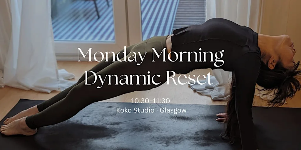 Monday Morning Dynamic Reset Yoga at 5th floor suite 384, 93 Hope St