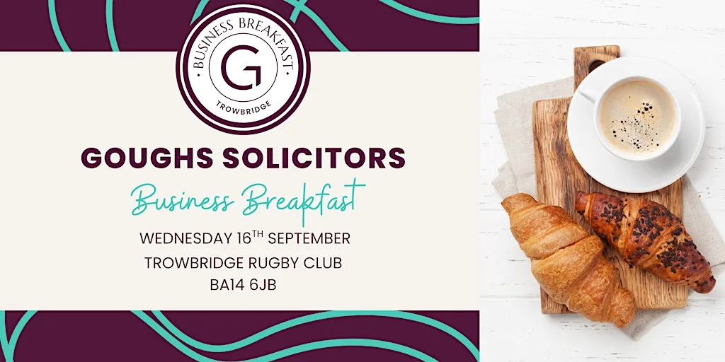 Goughs Business Breakfast, Trowbridge at Trowbridge Rugby Football Club