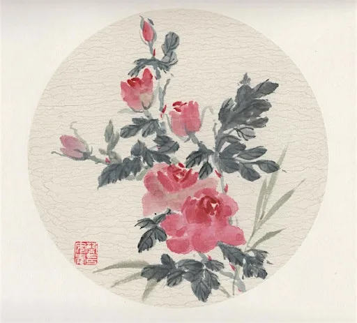 Chinese Brush Painting - Sunflowers & Roses Freestyle: Anne Allan at Calder Art Supplies