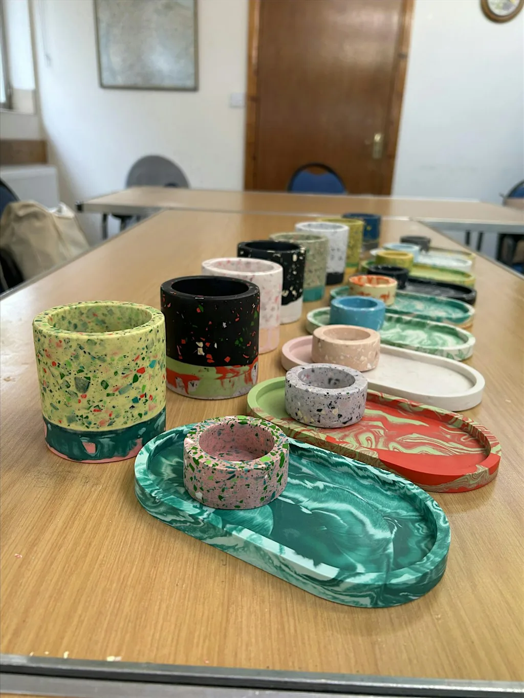 Family Friendly Jesmonite Craft Workshop in Easingwold with Objectify at No.195 Sandwich Shop
