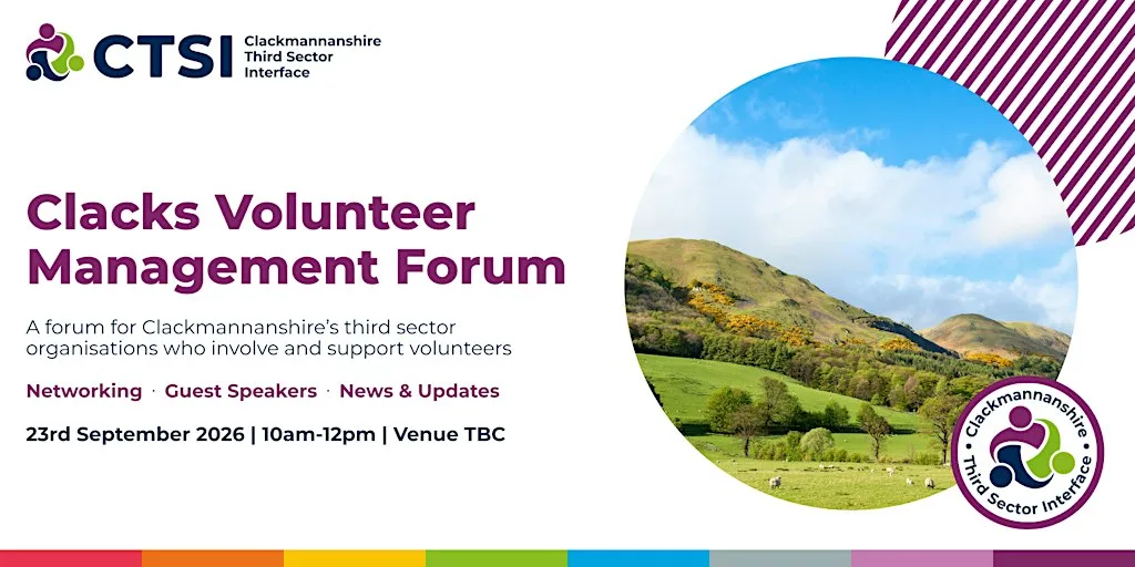 Clackmannanshire Volunteer Management Forum - September 2026 at Mum's The Word