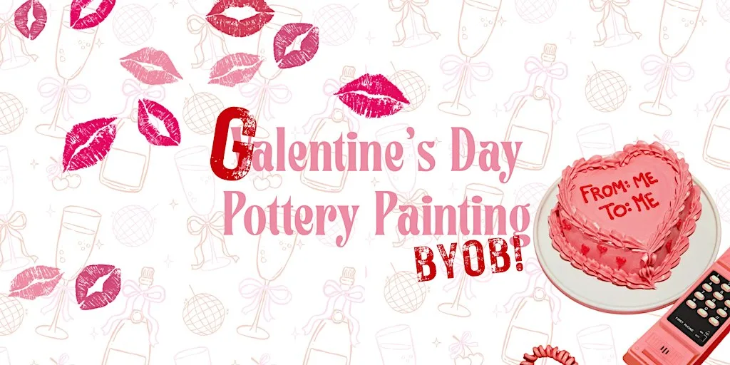 Galentine's Pottery Painting