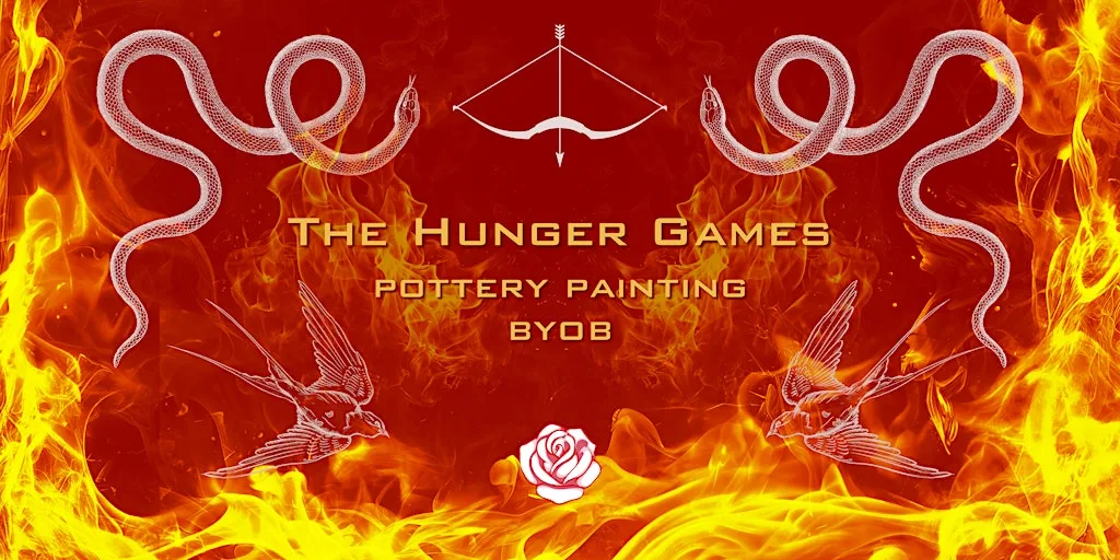 Hunger Games Theme Pottery Painting at 32 Botanic Ave