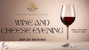 Wine and Cheese Evening at Tap & Vent Brewhouse