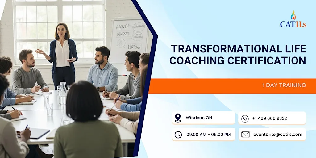 Transformational Life Coaching Certification – 1 Day Training in Windsor