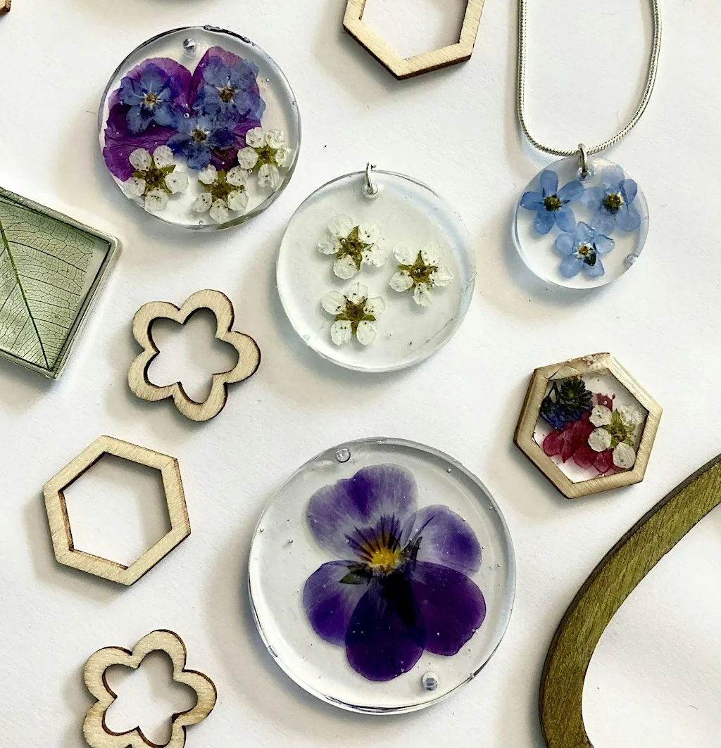 Eco-Resin Nature Jewelry at WHITLEY BAY BIG LOCAL