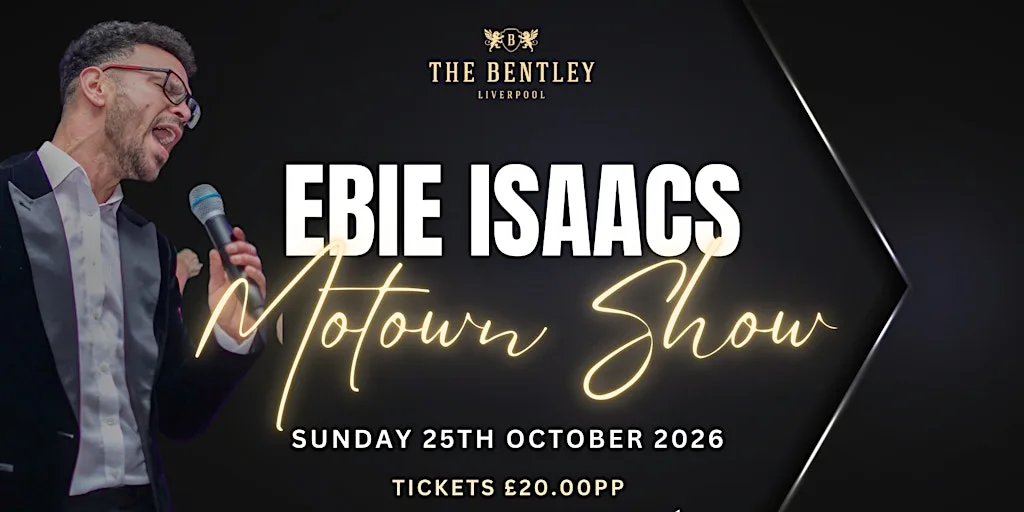 β¨ Motown Magic Eveningβ Starring Ebie Isaacs β¨ at The Bentley