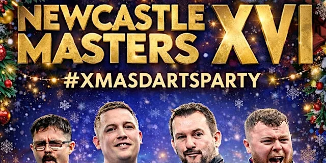 NEWCASTLE MASTERS XVI #XmasDartsParty at The Fed