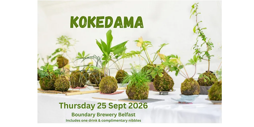 What is Kokedama Workshop! at Boundary Brewery