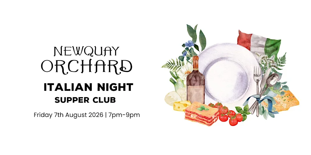 Italian Supper Club at Newquay Community Orchard