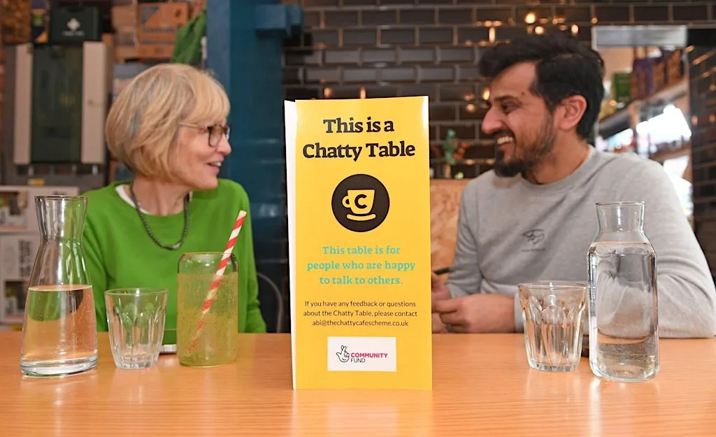 Chatter & Natter Table (The Chatty Cafe Scheme) Harrogate at The Saints Coffee Harrogate