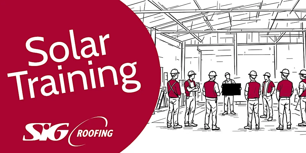 SIG Roofing Solar Training in Dundee- PM at SIG Roofing Dundee