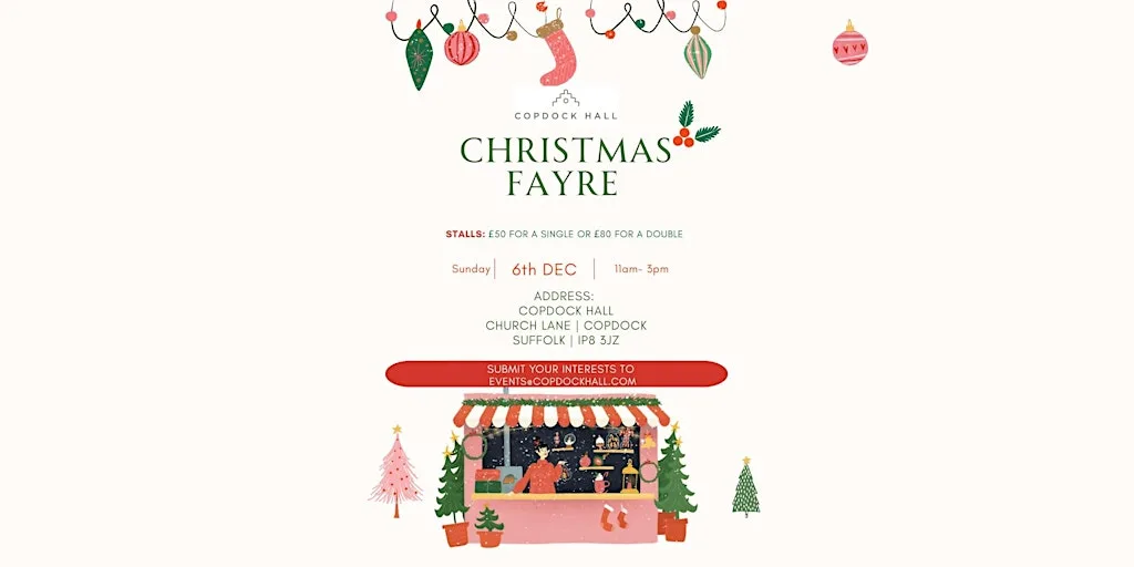 Copdock Hall Christmas Fayre at Copdock Hall