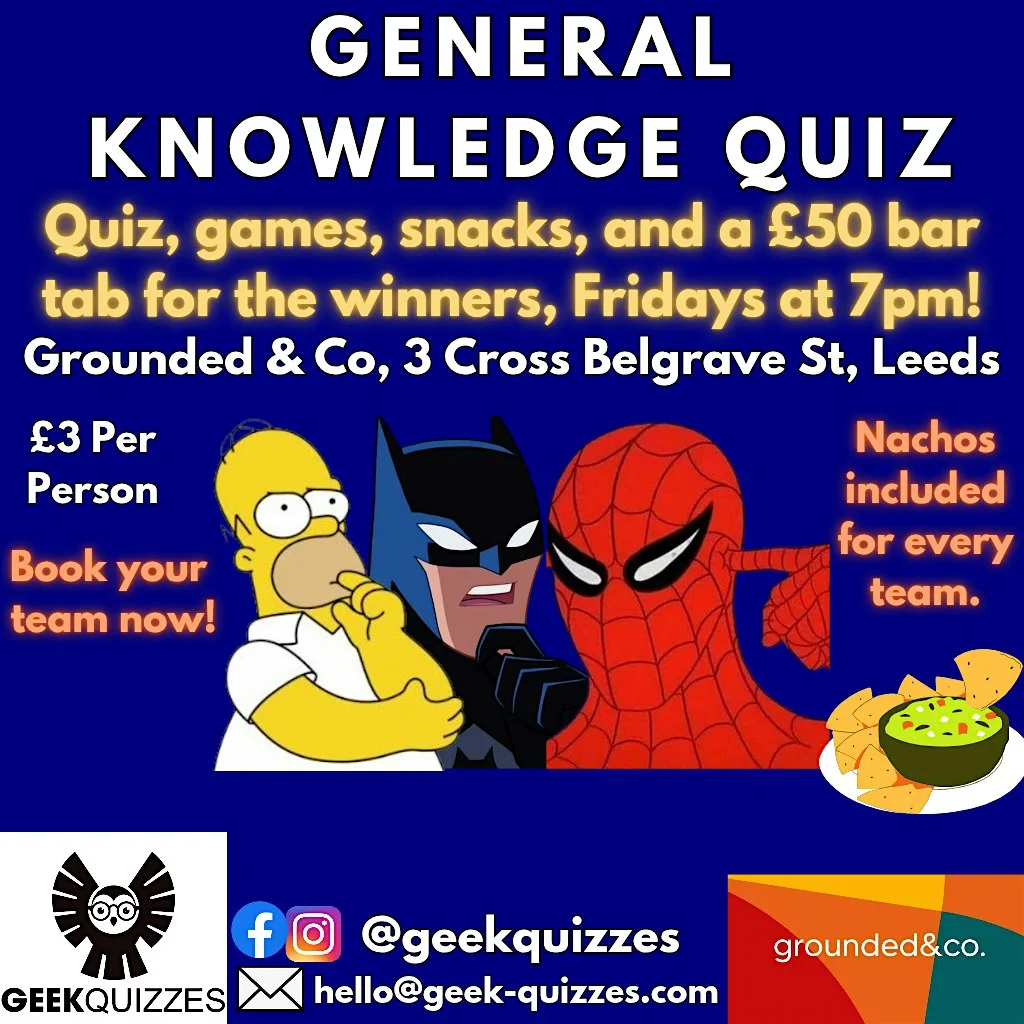 Friday Night General Knowledge Quiz