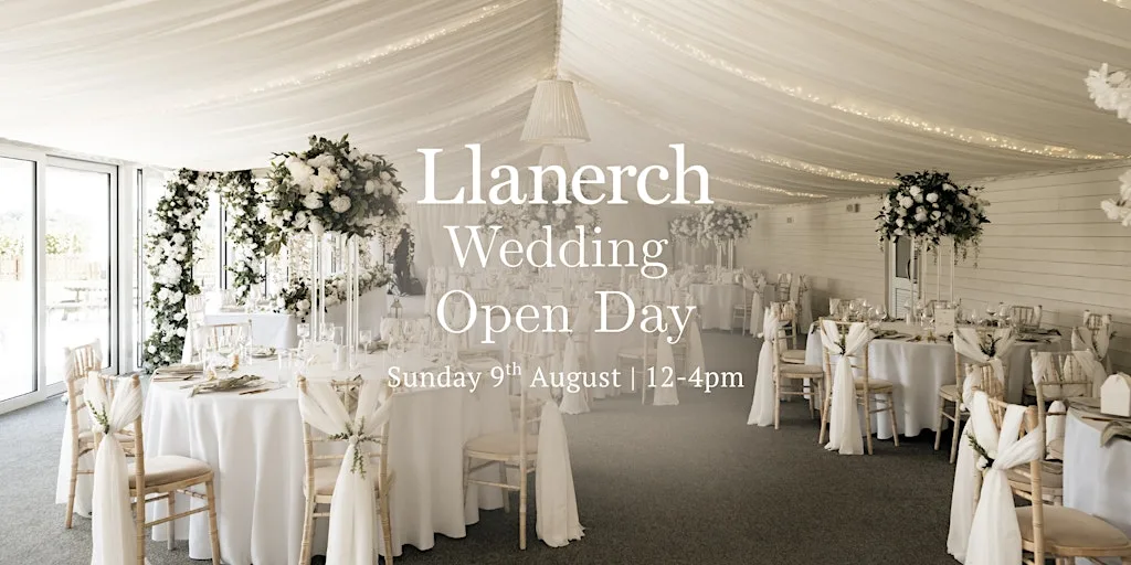 Llanerch Vineyard Wedding Open Day- Sunday 9th August 2026 at Llanerch Vineyard Hotel
