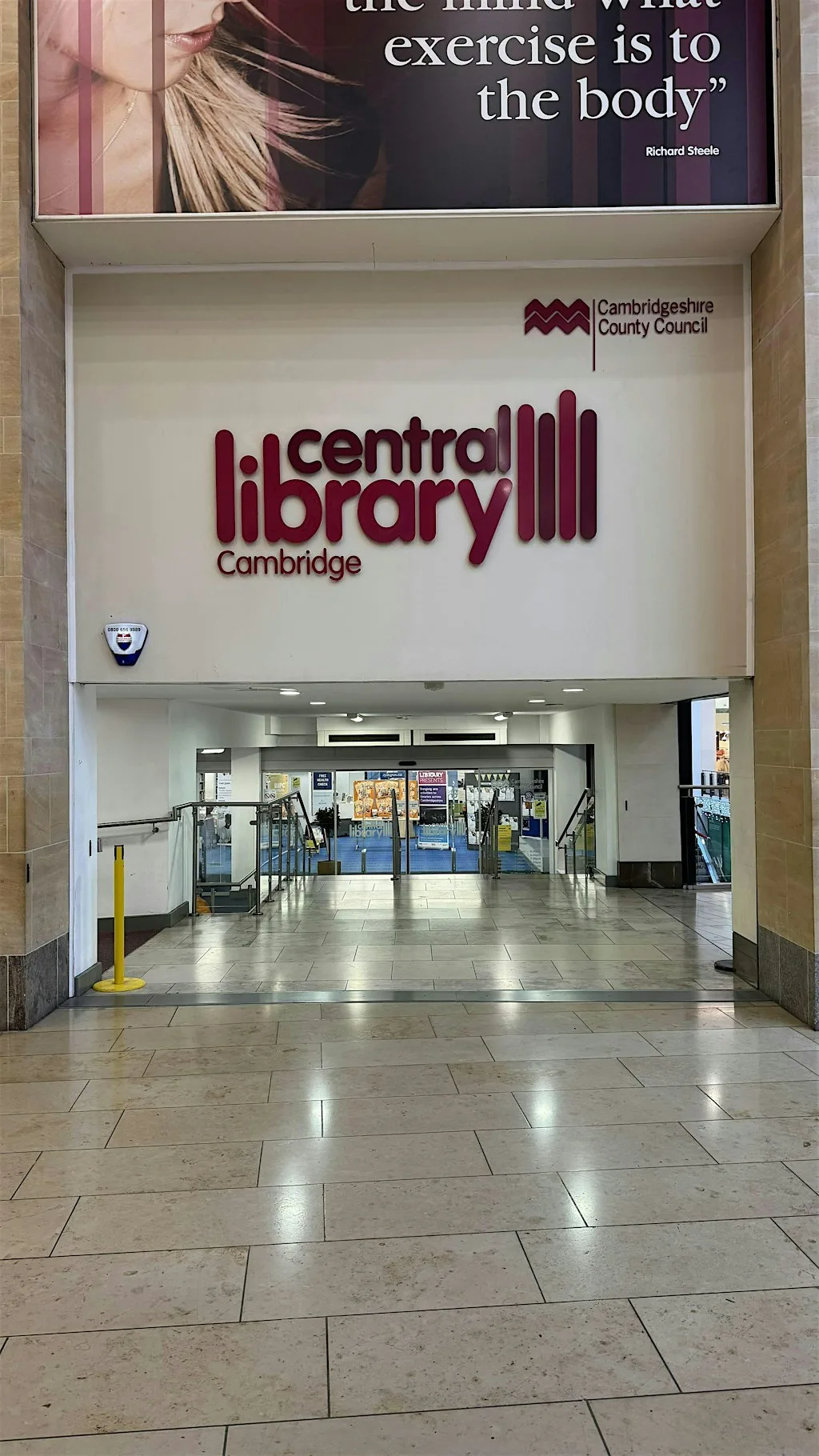 Monthly Cambridge social photography meet at Cambridge Central Library in the Grand Arcade