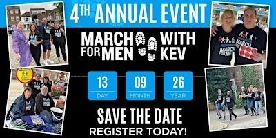 March For Men With Kev 2026 at Petersfield