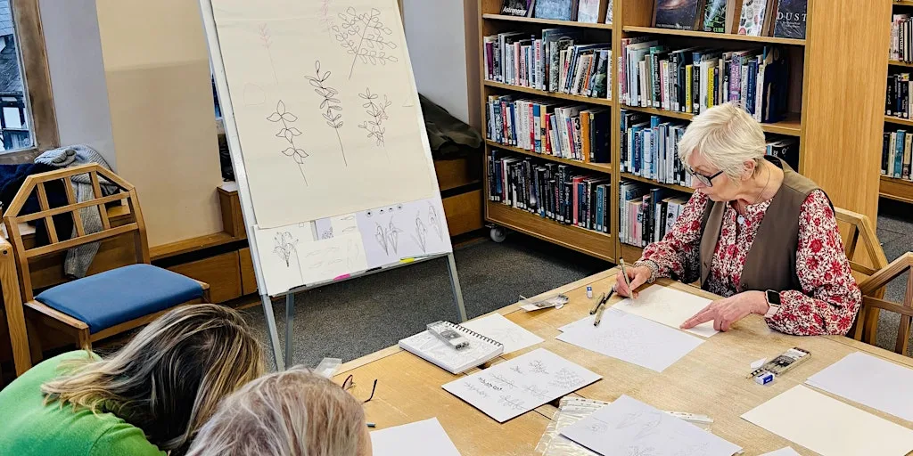 NEW! Learn How to Draw Botanicals –September -Four-Session Course at Shrewsbury Library