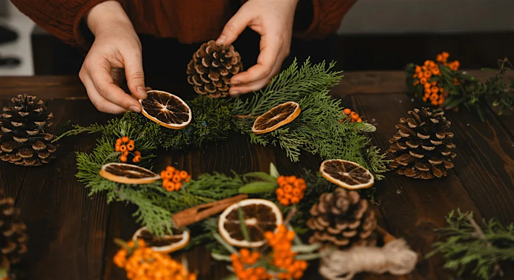 Autumn Wreath-Making Workshop at The Bath Townhouse, Coppa Club
