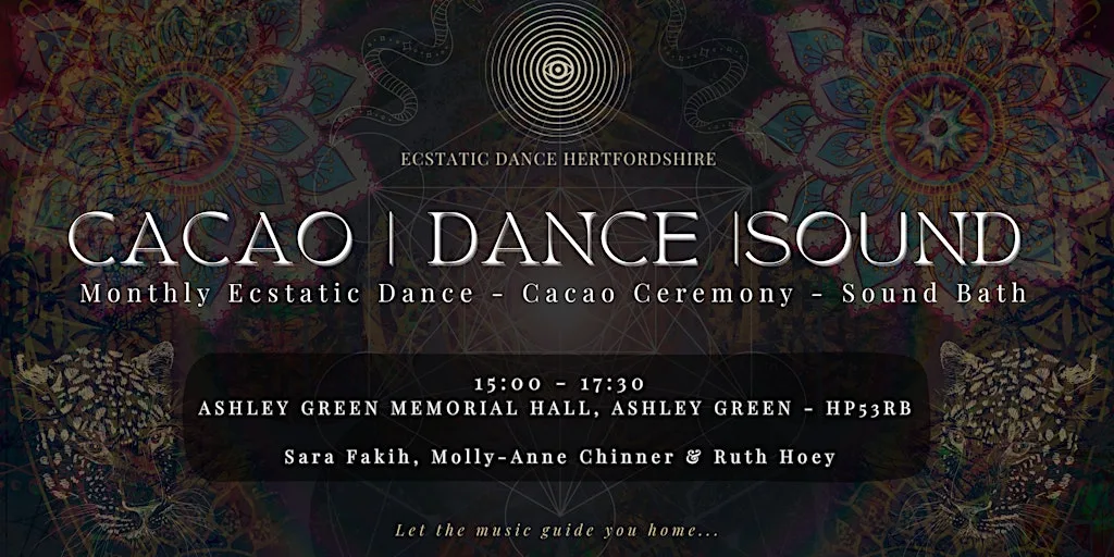 ECSTATIC DANCE HERTFORDSHIRE at Ashley Green Memorial Hall