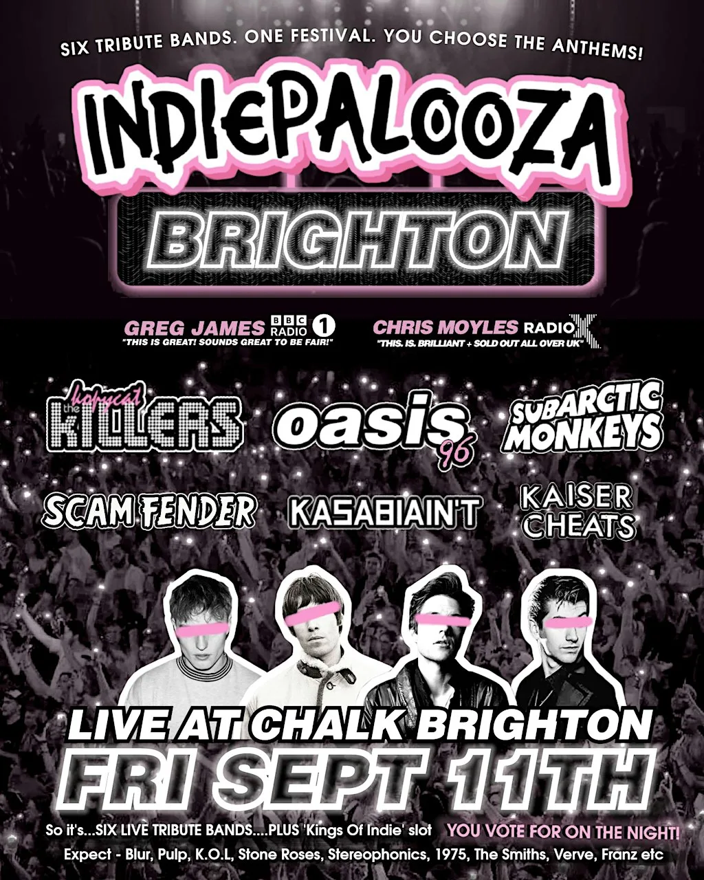 Indiepalooza - Brighton Chalk - 11th September 2026 at Chalk Brighton