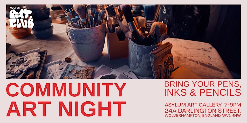 Community Art Night - Draw and chat at 24a Darlington St