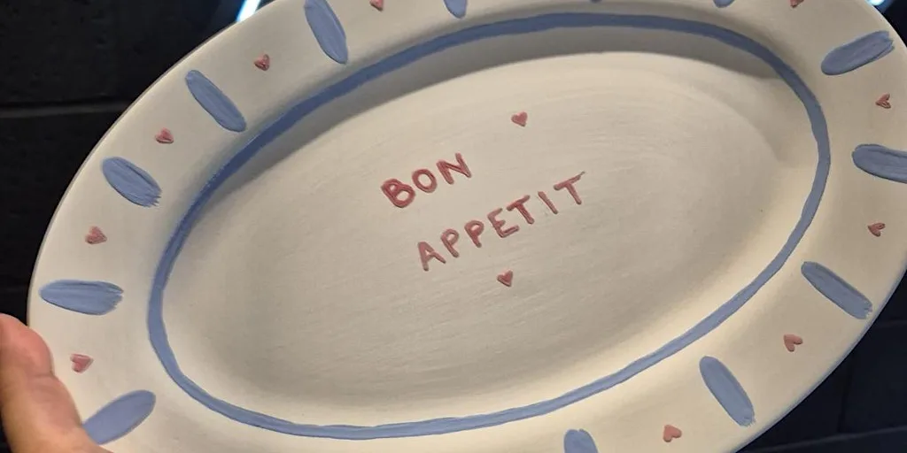 Oval Platter Pottery Painting at A TOUCH OF CRAFT YORKSHIRE