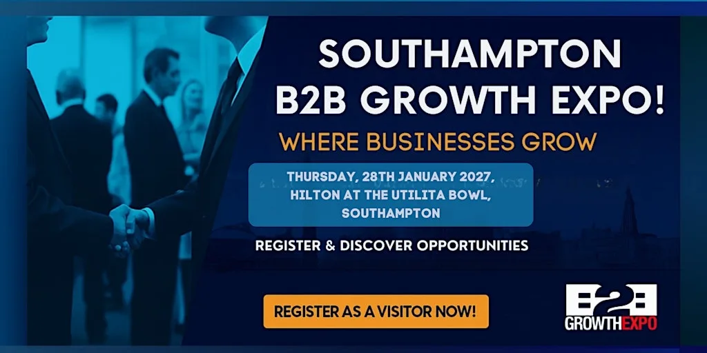 Southampton B2B Growth Expo 2027 | Book Your Visitor Ticket At B2B Show at Hilton Southampton - Utilita Bowl
