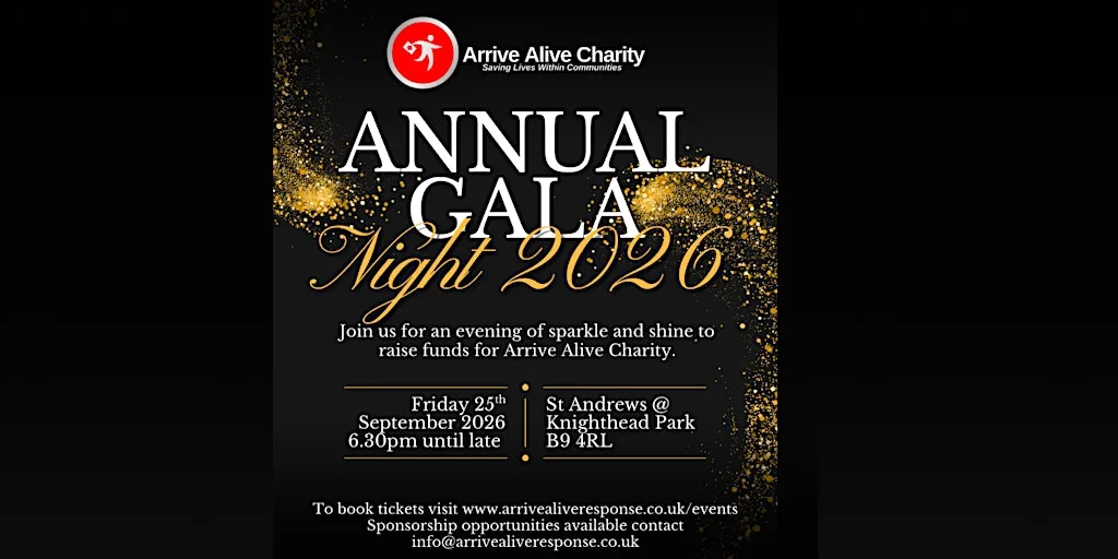 Arrive Alive Charity Annual Gala Night 2026 at St. Andrew's @ Knighthead Park