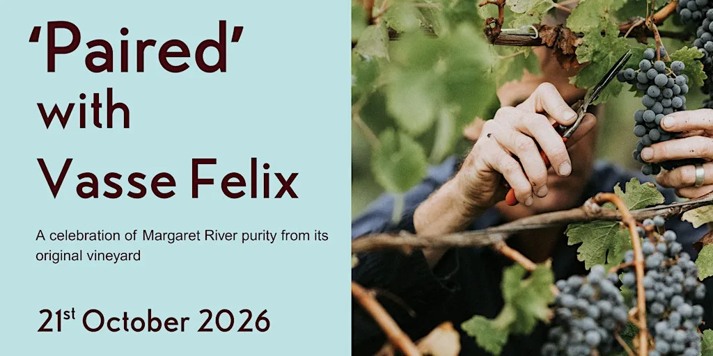 'Paired' Wine Dinner with Vasse Felix