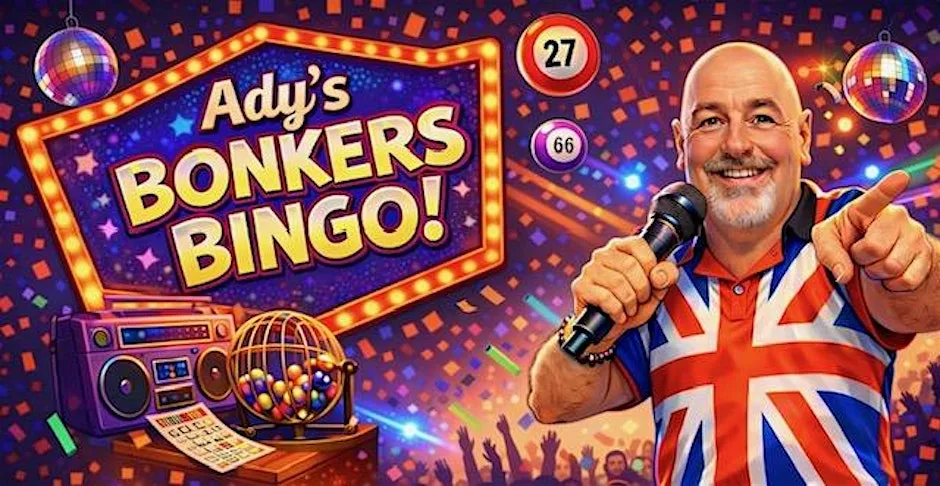 Ady's Bonkers Bingo with Woodfired Pizza
